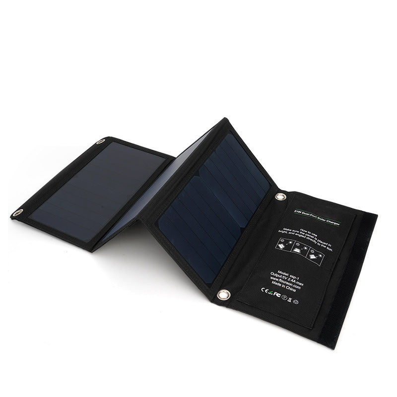 Voxl V21W5V 21W Foldable Solar Panel Charger | Dual USB