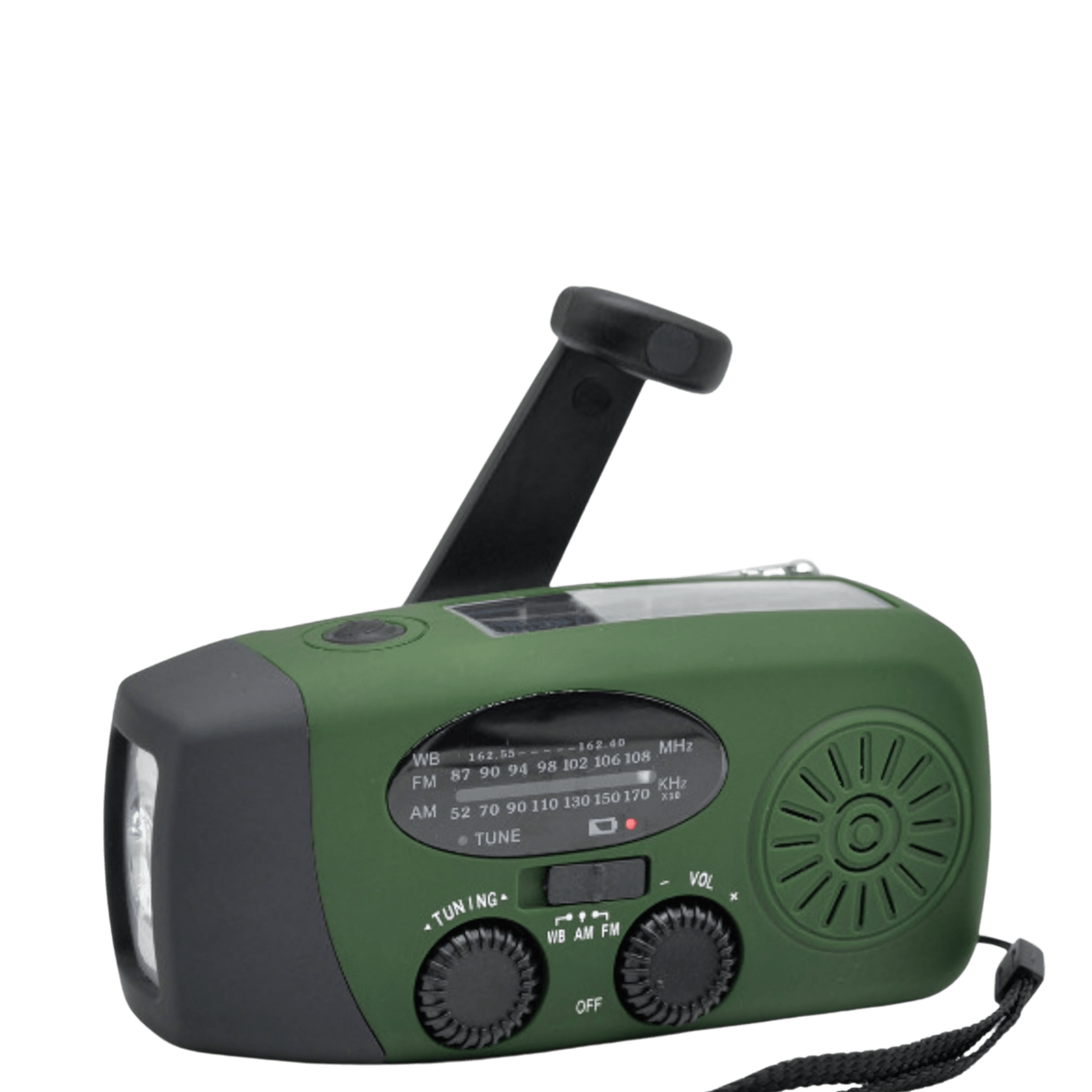 ultra light emergency crank radio