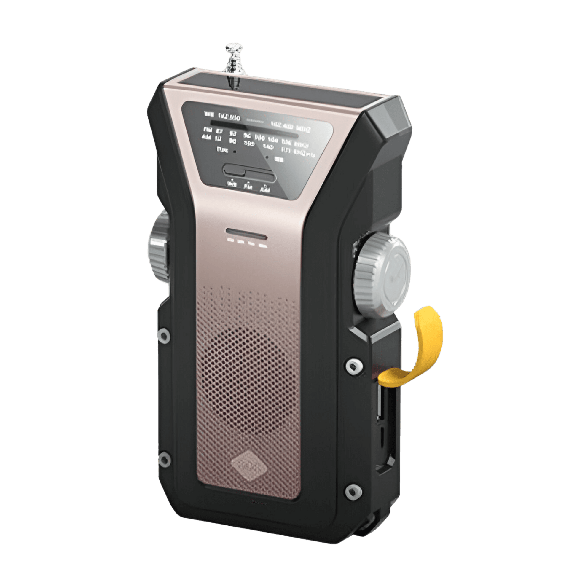 solar crank radio with USB charging