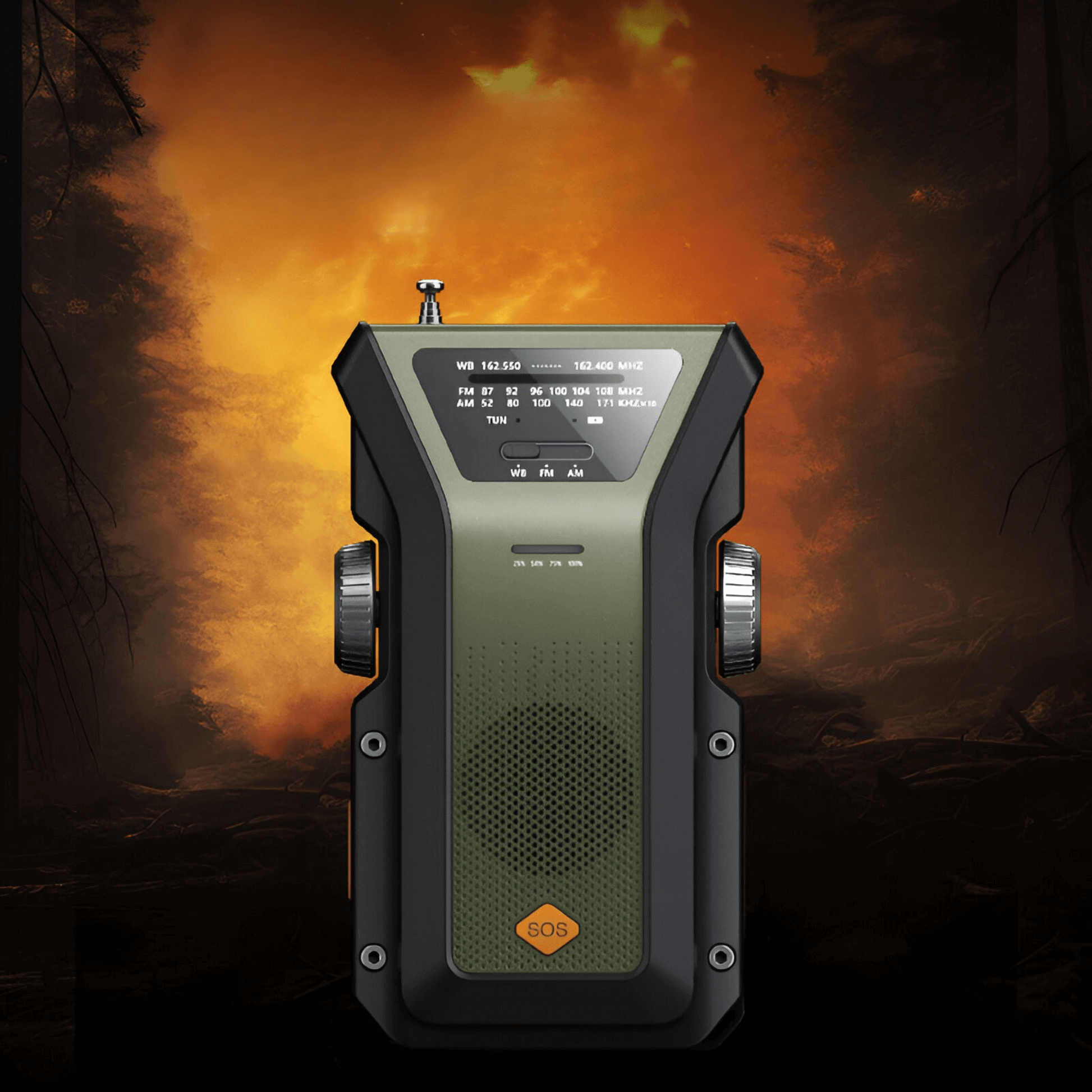 hand crank radio for blackout use