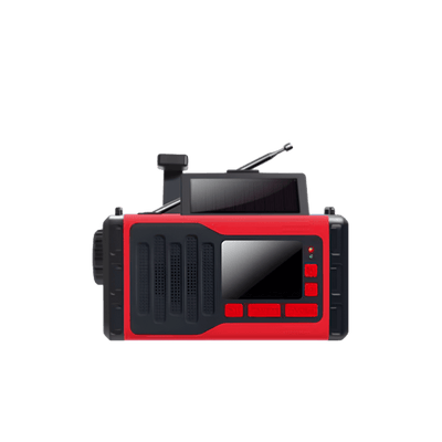 VOXL V16 survival emergency radio with 10000mAh battery crank solar USB power for disaster preparedness