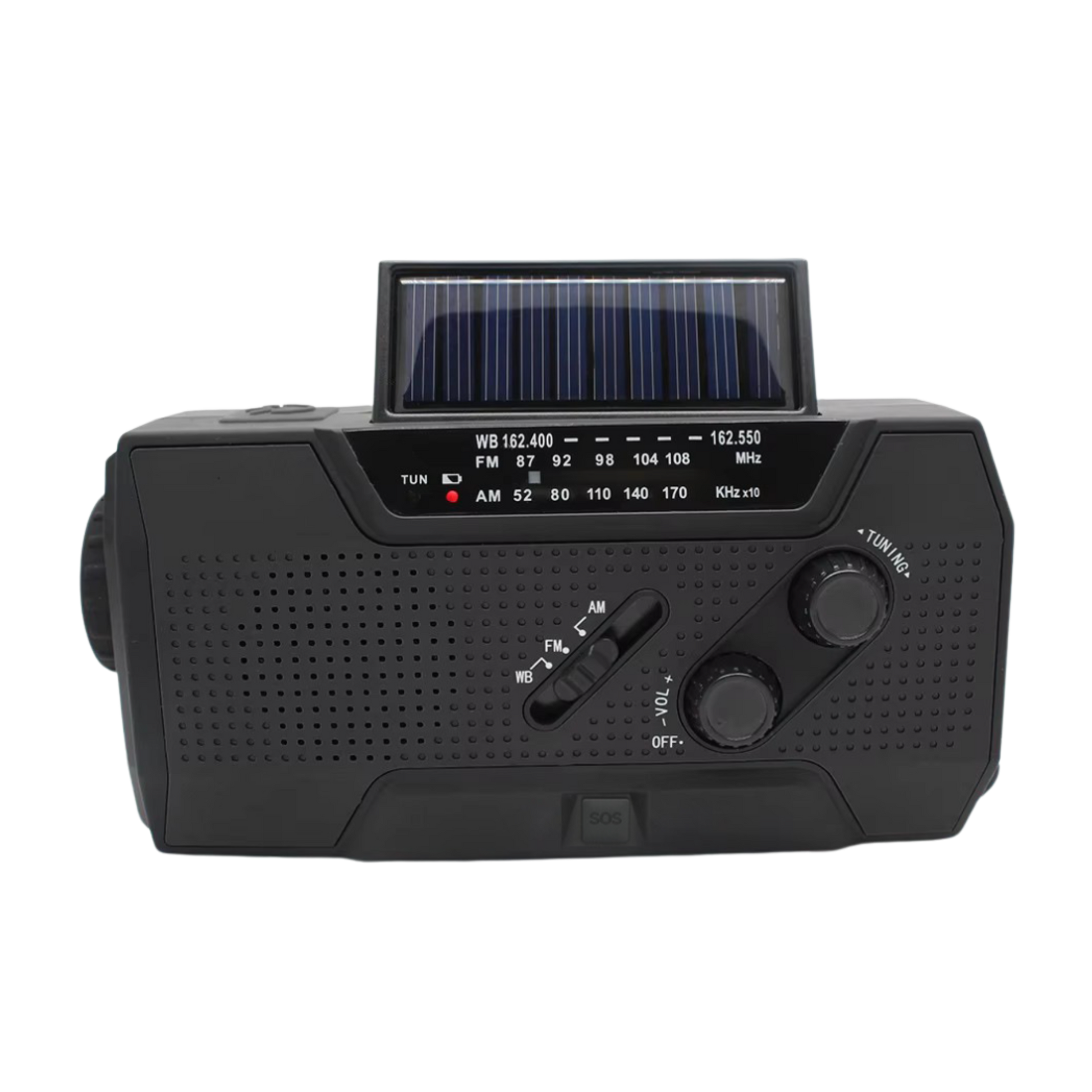 VOXL V30 portable rechargeable radio with SOS alarm 130dB beacon for rescue and outdoor safety