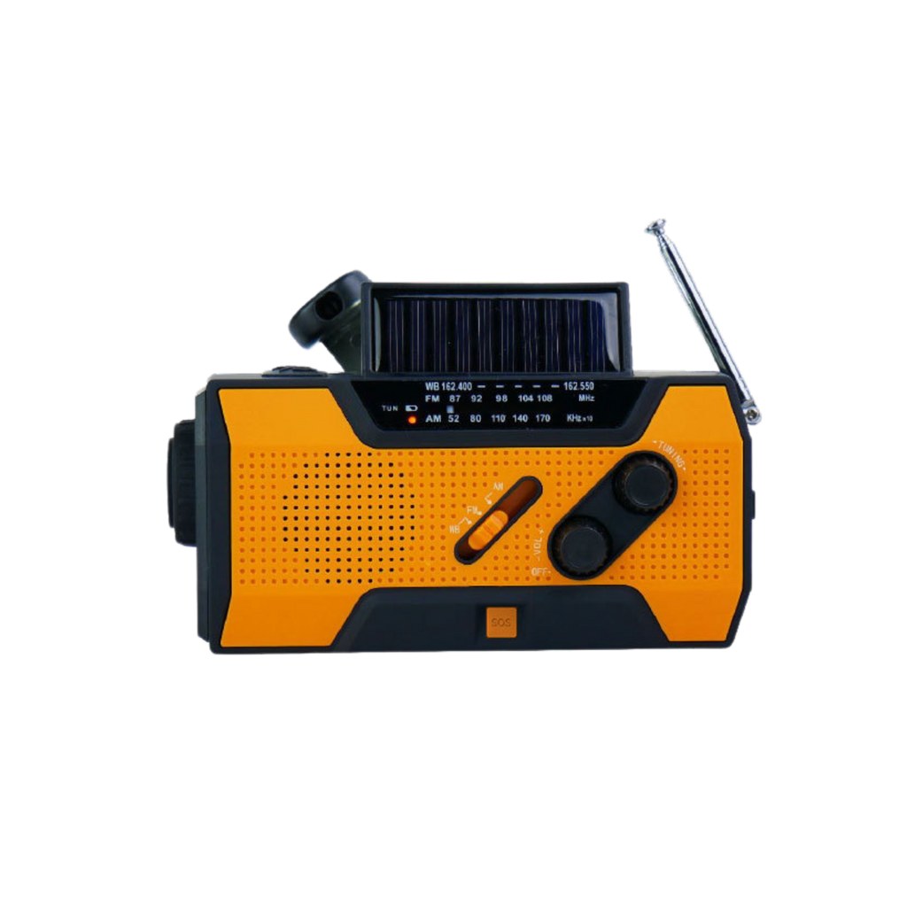 VOXL V30 weather resistant emergency radio IPX4 waterproof durable ABS shell survival gear