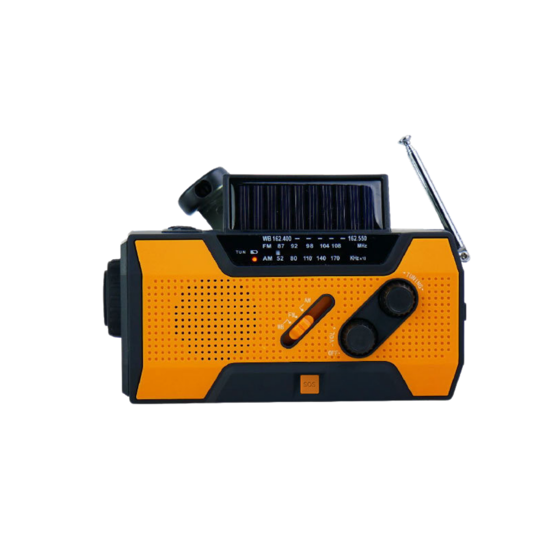 VOXL V30 weather resistant emergency radio IPX4 waterproof durable ABS shell survival gear