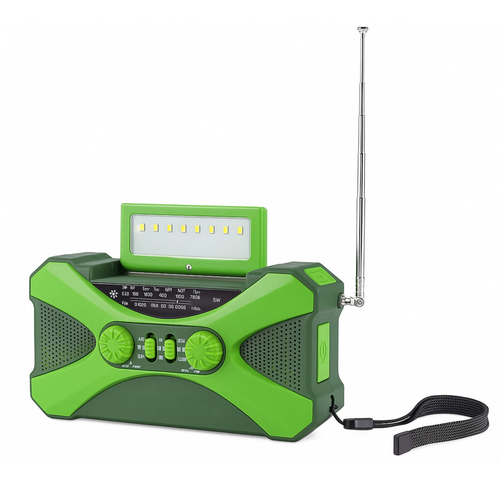 VOXL V01 hand crank radio with solar panel