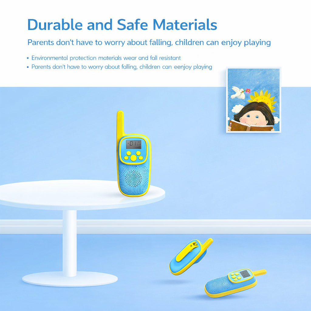 V021 Kids Walkie Talkies 0.5W | Rechargeable Two-Way Radios