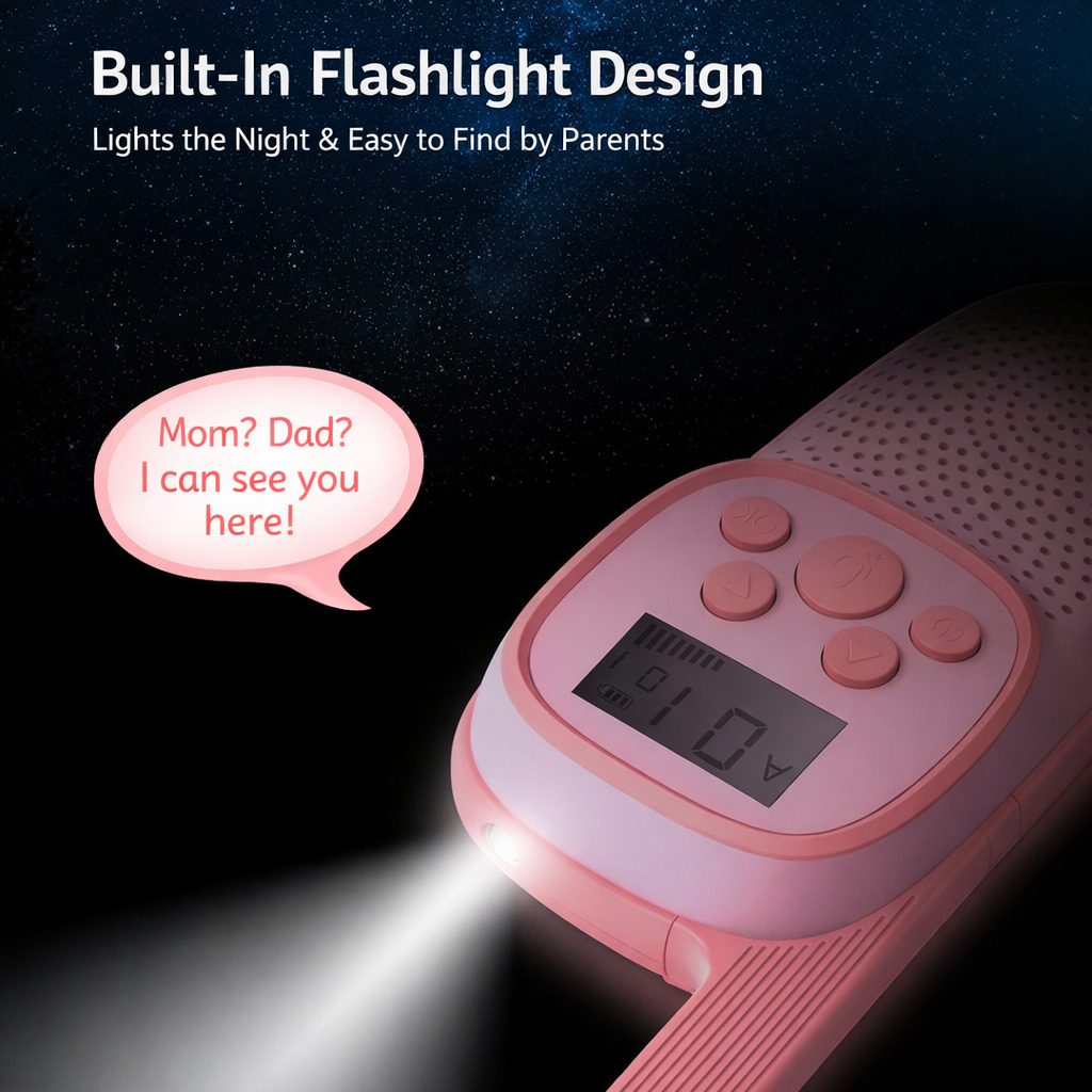 V021 Kids Walkie Talkies 0.5W | Rechargeable Two-Way Radios