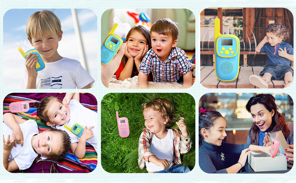 V021 Kids Walkie Talkies 0.5W | Rechargeable Two-Way Radios