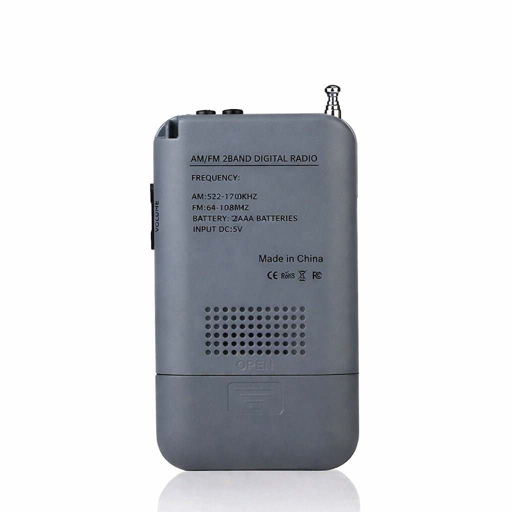 Voxl V104 AM/FM DSP Digital Radio | Battery Powered Portable