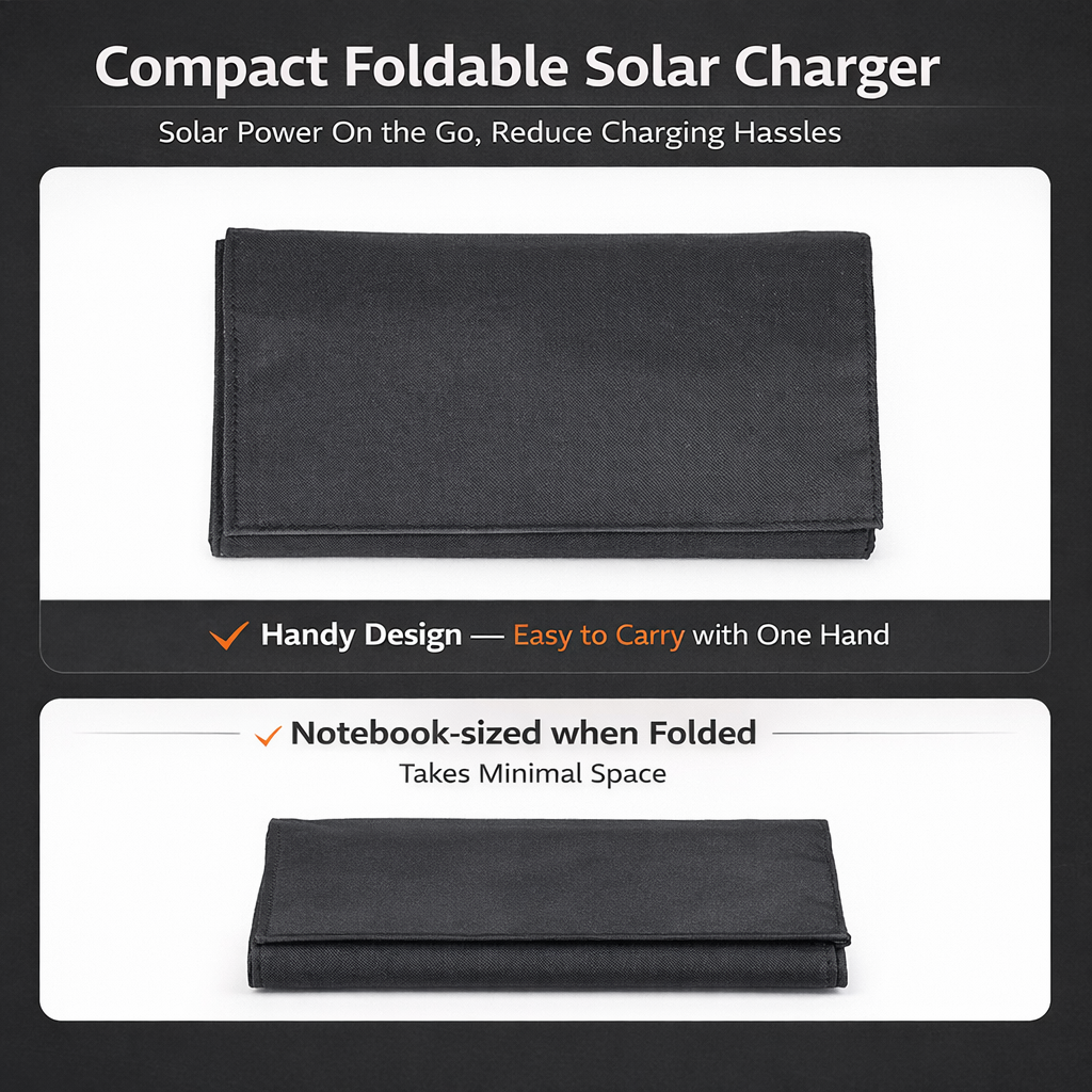 VOXL V28W14V 28W Foldable Solar Panel Charger | SunPower 23.5%
