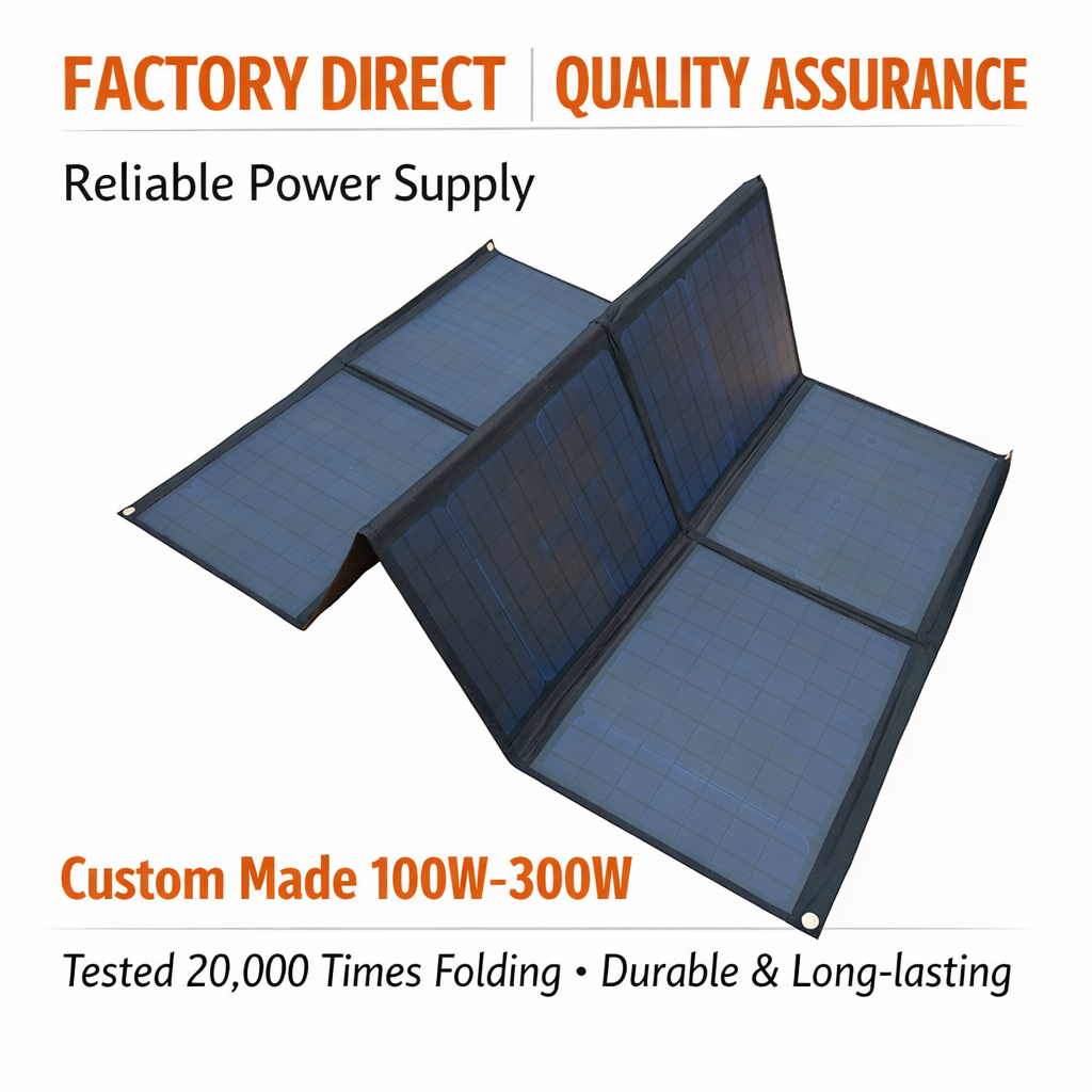 Voxl V200W18V 200W Foldable Solar Panel Charger | 18V Portable Power