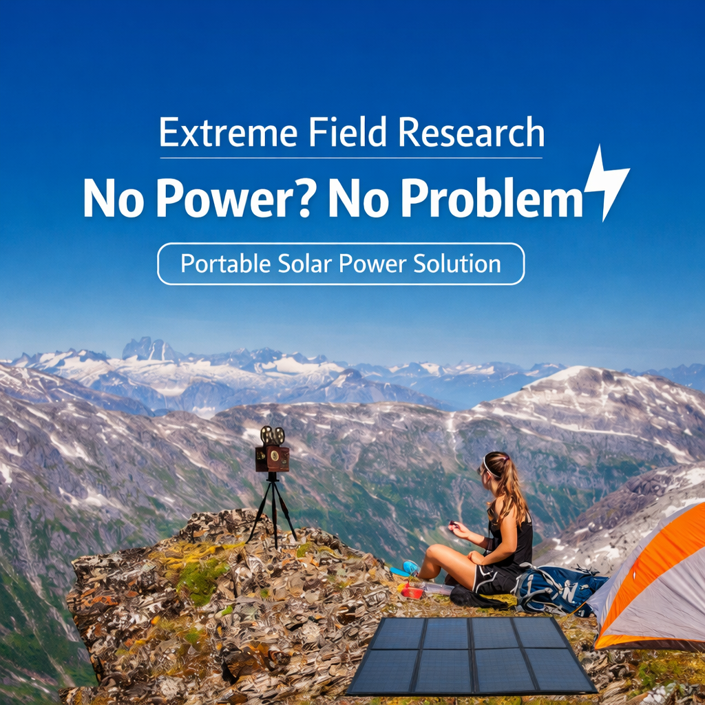 Voxl V200W18V 200W Foldable Solar Panel Charger | 18V Portable Power