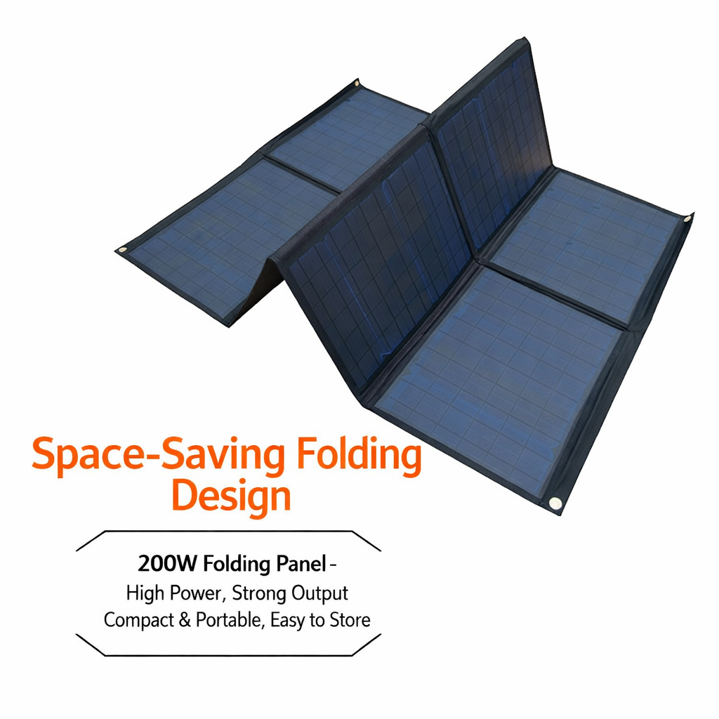 Voxl V200W18V 200W Foldable Solar Panel Charger | 18V Portable Power