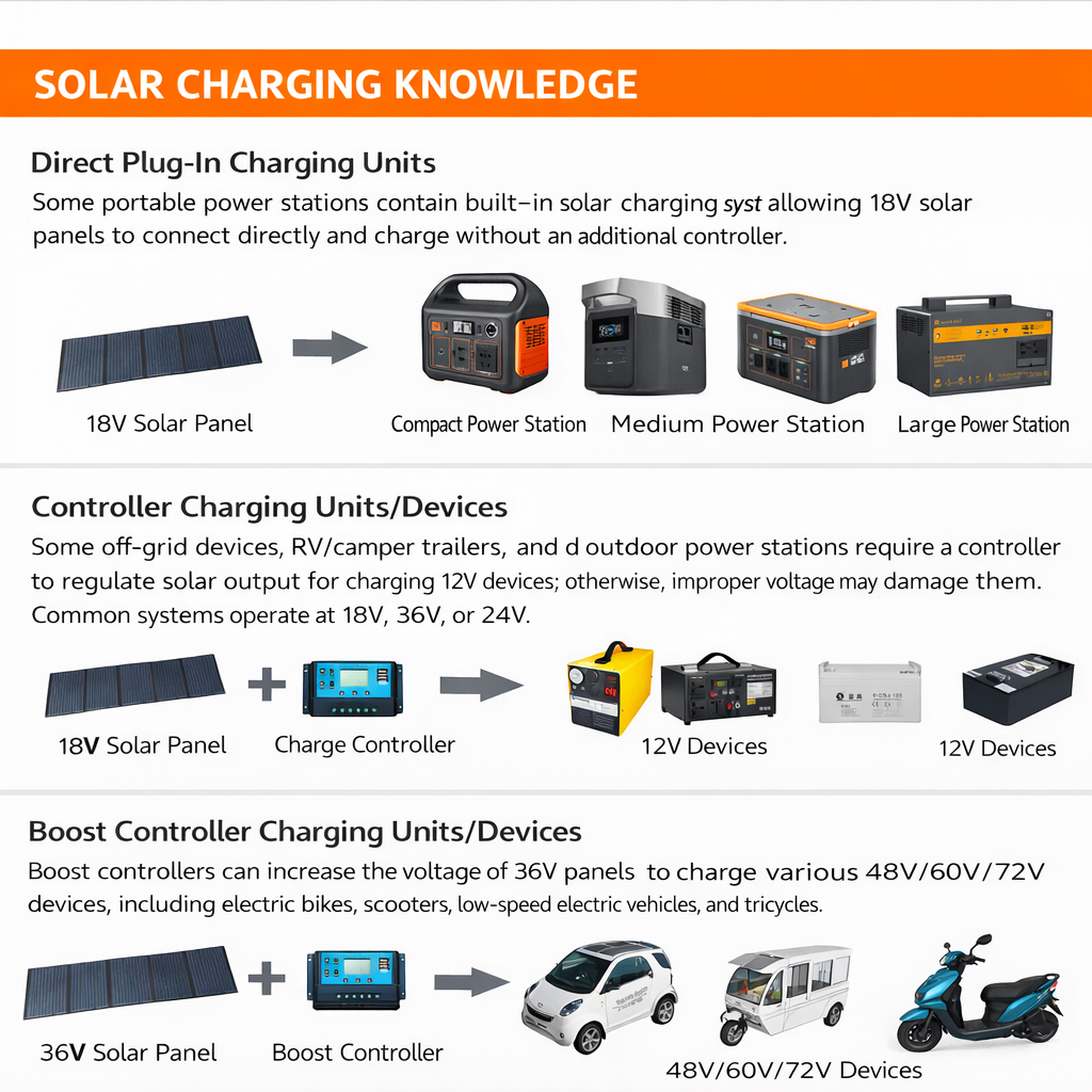 Voxl V200W18V 200W Foldable Solar Panel Charger | 18V Portable Power