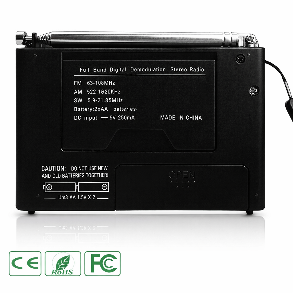 Voxl V310 AM/FM/SW DSP Radio, 87 Presets, 0.22W