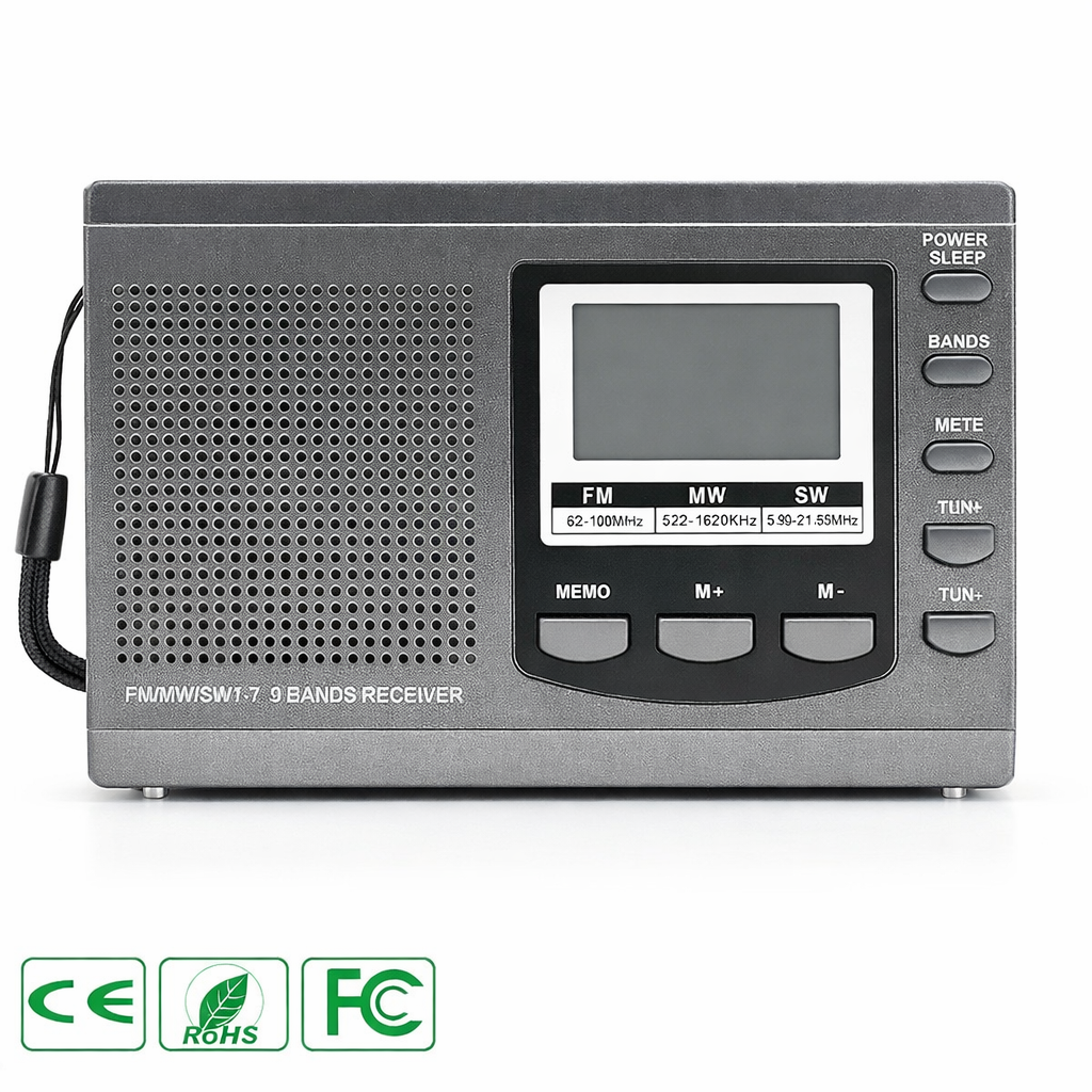 Voxl V310 AM/FM/SW DSP Radio, 87 Presets, 0.22W