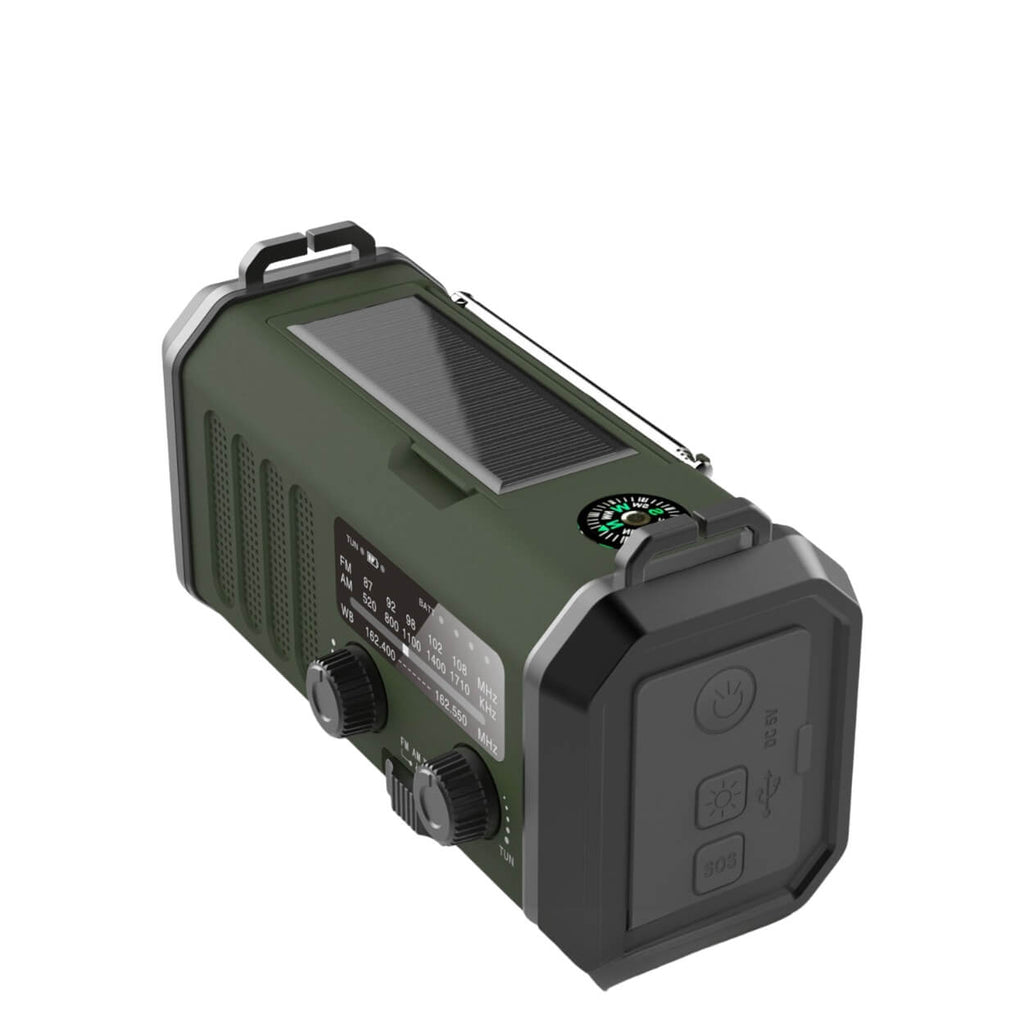 VOXL V330 rugged battery powered radio for emergency camping blackout and disaster survival