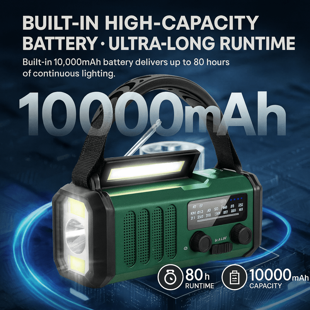 VOXL V330 compact emergency radio bulk pack 24 units per carton for family and preparedness kits
