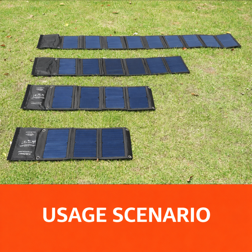 VOXL V42W6V Foldable Solar Panel Charger | 42W Portable Solar Charger