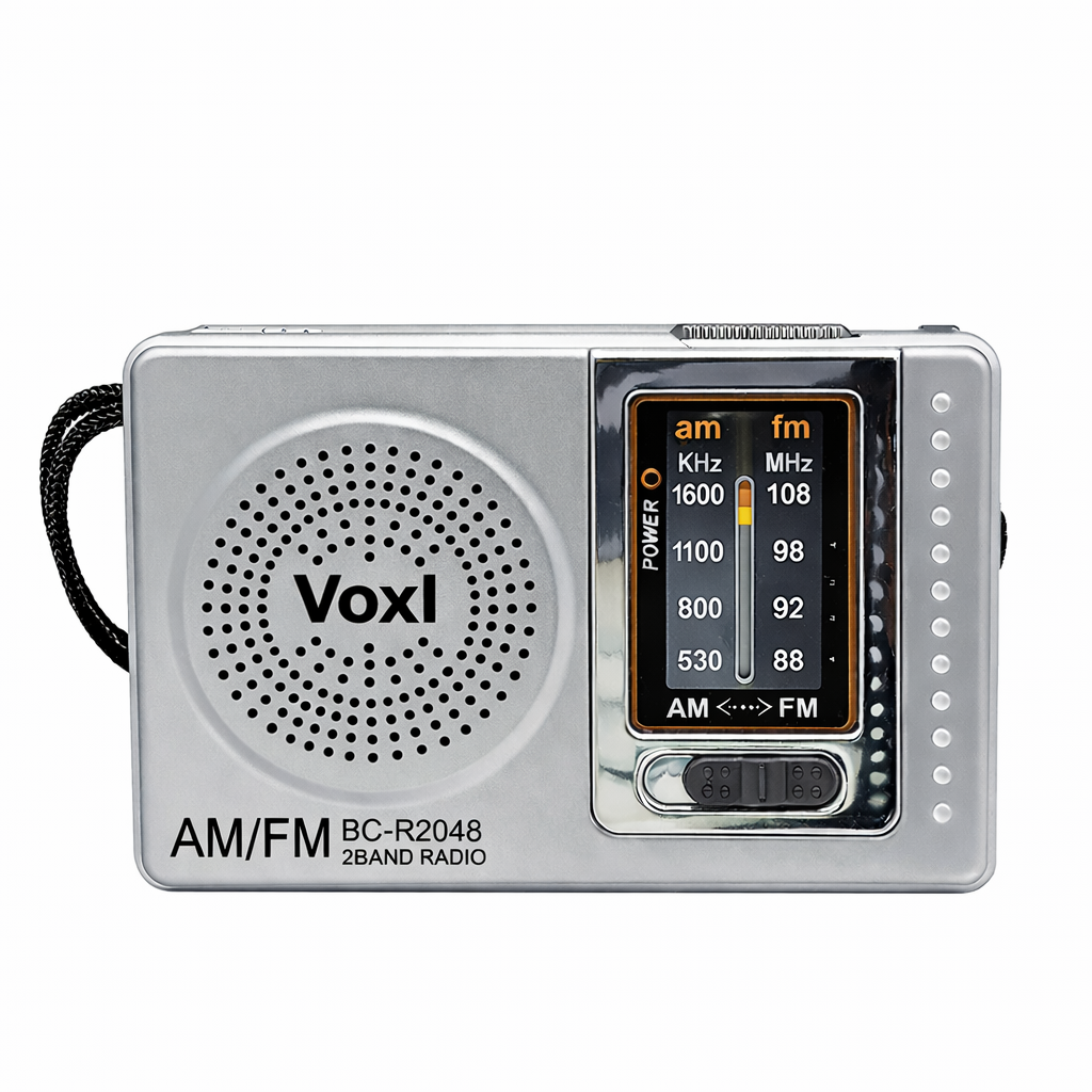 Voxl BC-R2048 Battery Operated AM/FM Pocket Radio