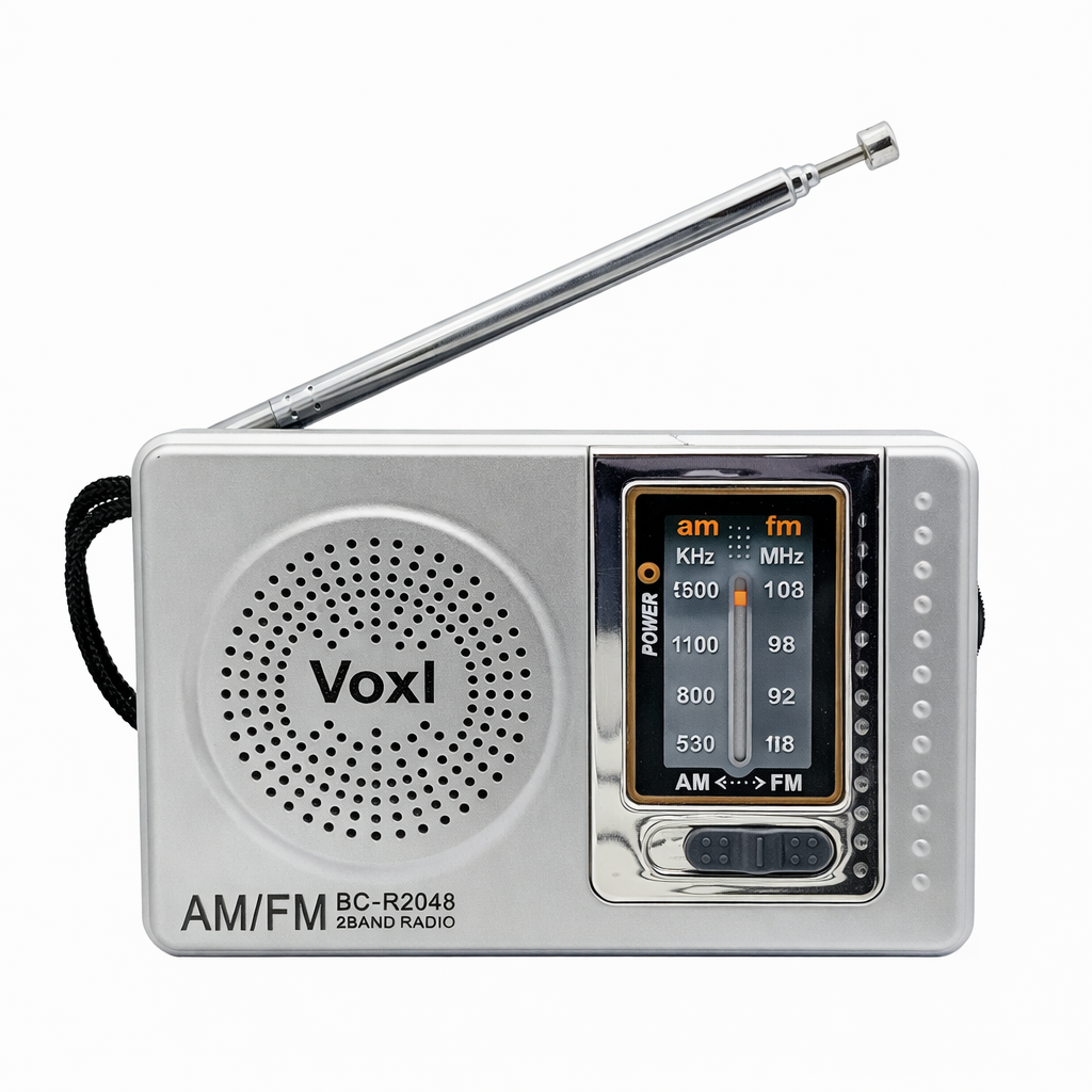 Voxl BC-R2048 Battery Operated AM/FM Pocket Radio