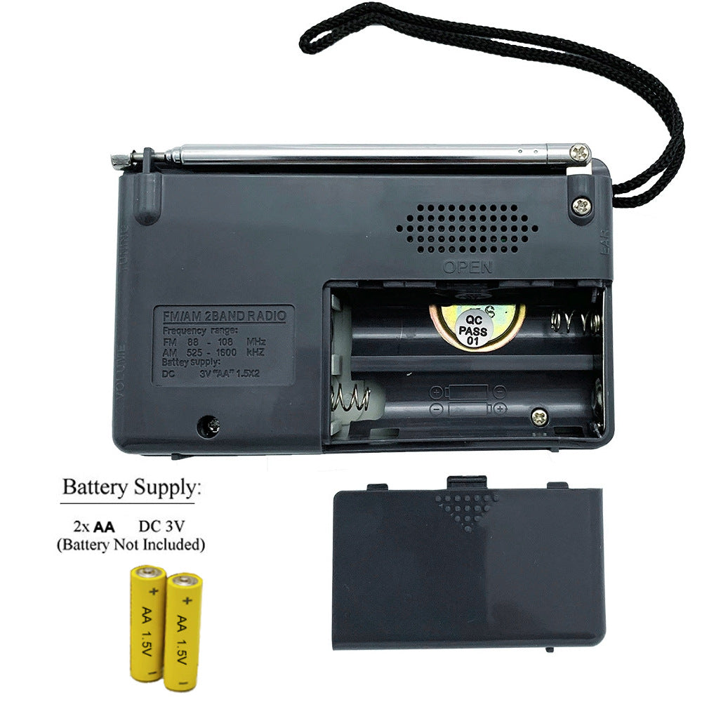 Voxl BC-R2048 Battery Operated AM/FM Pocket Radio