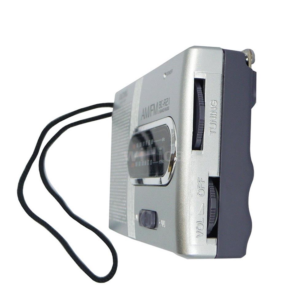 Voxl BC-R21 Mini AM/FM Portable Radio with Headphone Jack