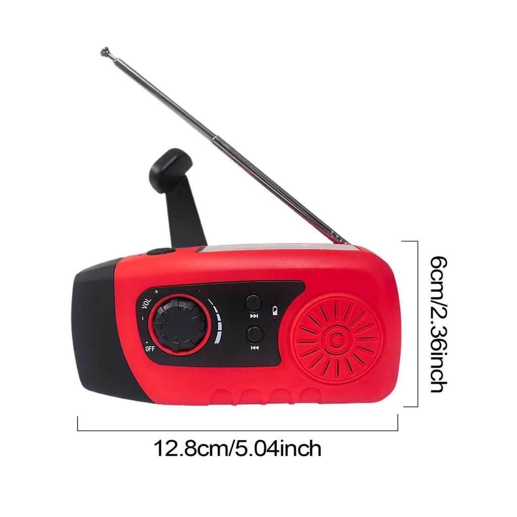 VOXL V029 durable battery powered radio for emergency use with 2point5W output and outdoor survival design