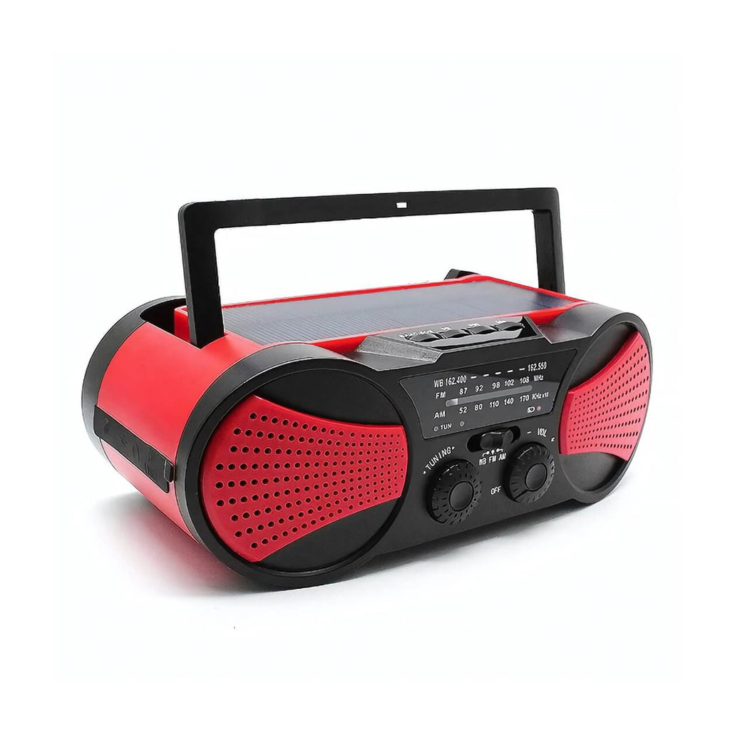 VOXL V033 multifunctional emergency radio station with LED flashlight and USB-A output