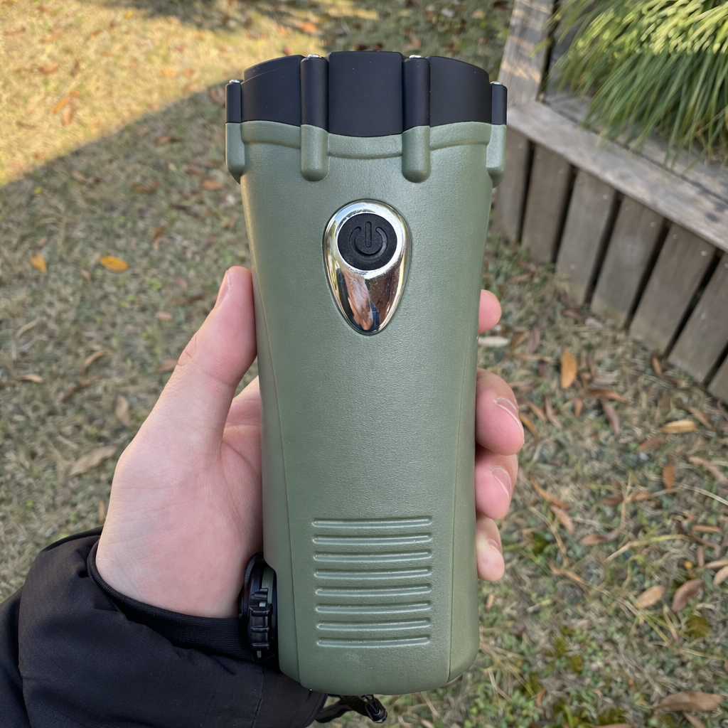 3046C Hand Crank Emergency Flashlight with IPX8 Waterproof Protection